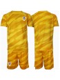 Chorvatsko Brankářské Domácí dres pro děti ME 2024 Krátký Rukáv (+ trenýrky)